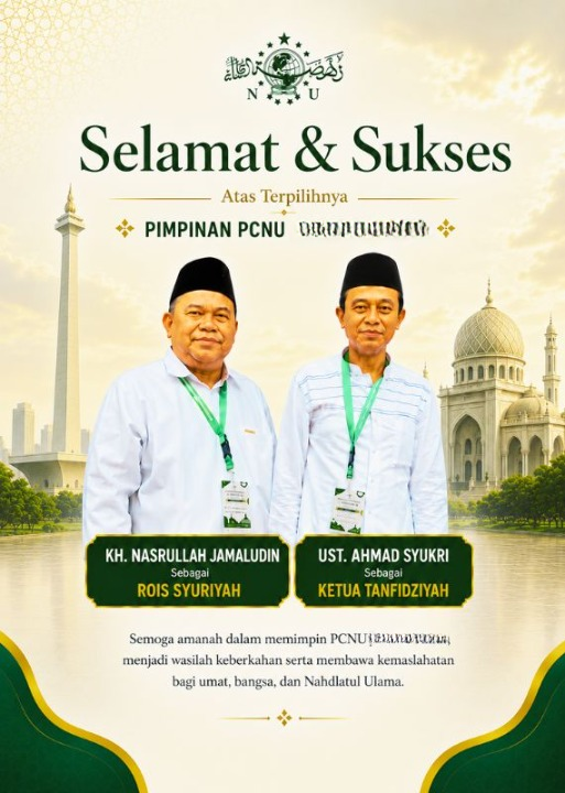 PWNU  Pengurus Wilayah Provinsi Aceh Rois Syuriyah KH Nasrullah Jamaludin dan Ketua Tanfidziyah Ust Ahmad Syukri